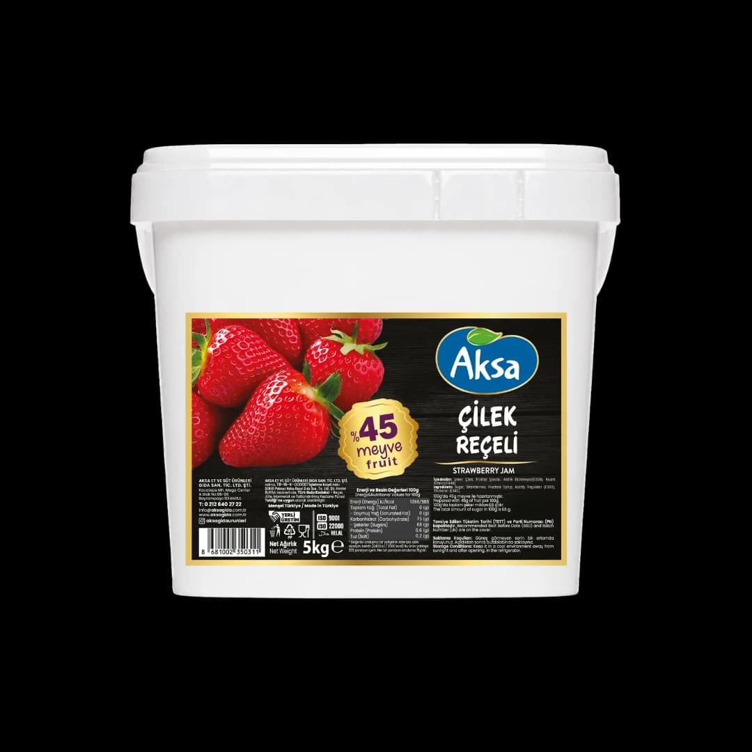Aksa Aksa Reçel Çilek 5 kg