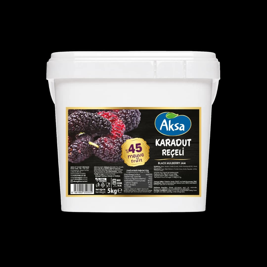 Aksa Aksa Reçel Karadut 5 kg