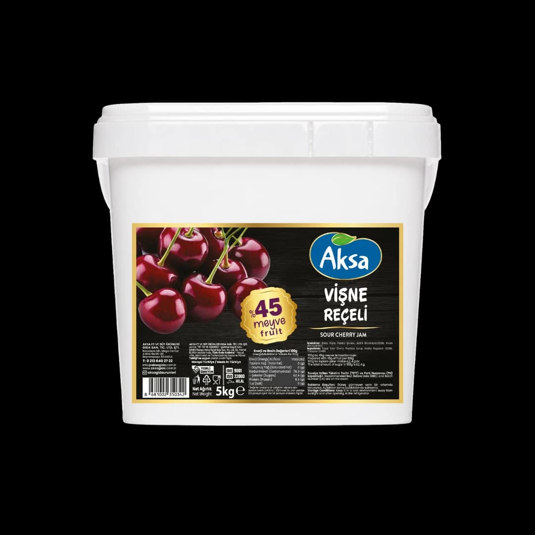 Aksa Aksa Reçel Vişne 5 kg