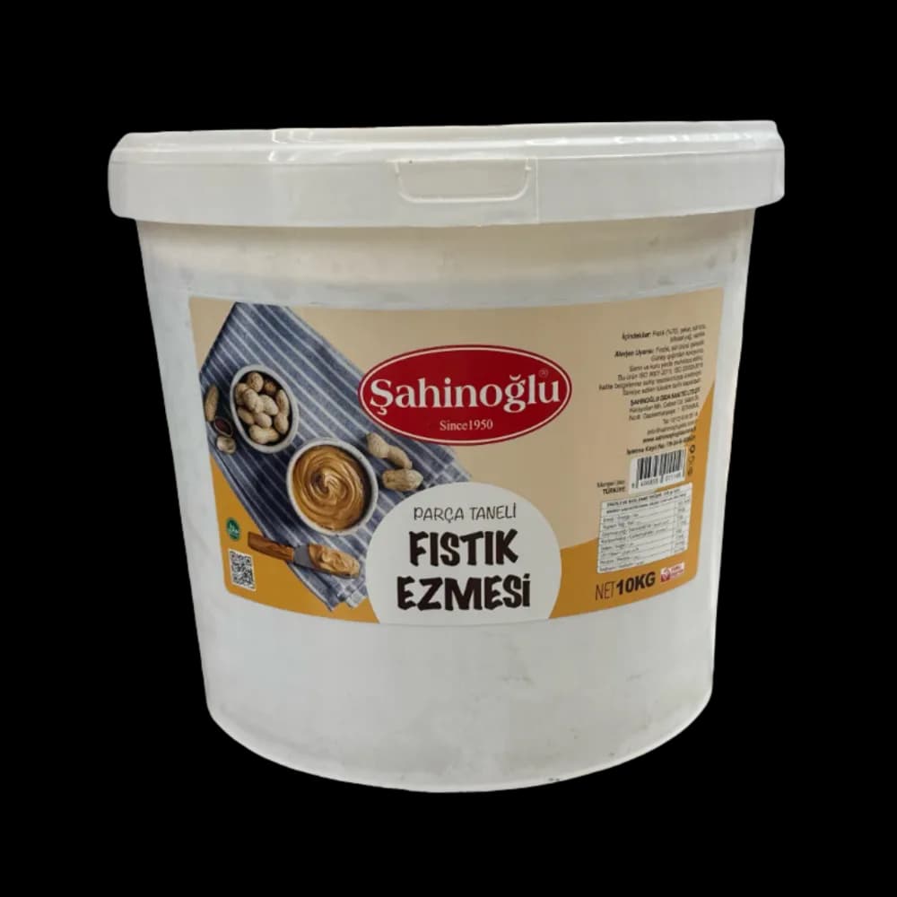 Şahinoğlu Şahinoğlu Yer Fıstık Ezmesi Parça Taneli 10 kg
