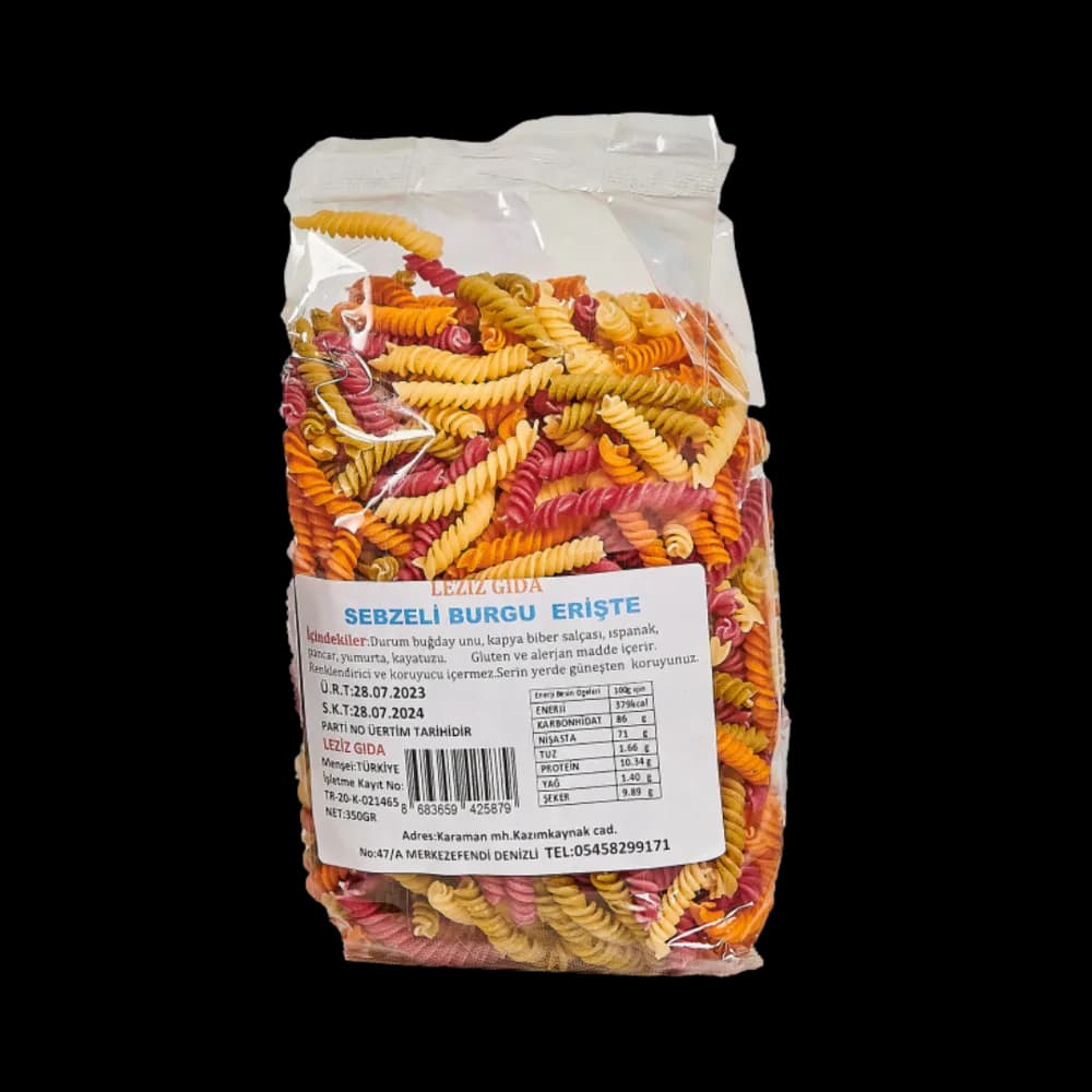 Leziz Sebzeli Burgu Erişte 350 gr