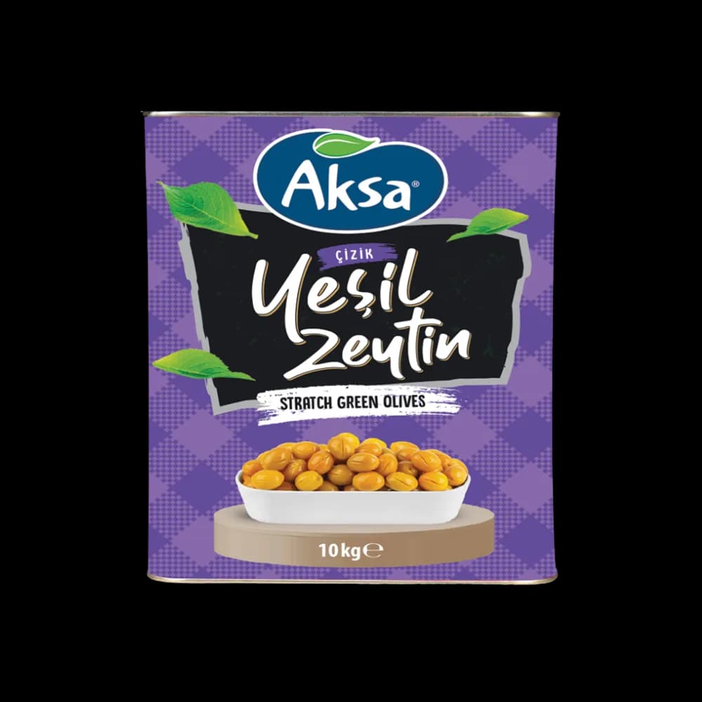 Aksa Aksa Yeşil Zeytin Çizik (201-230) 10 kg