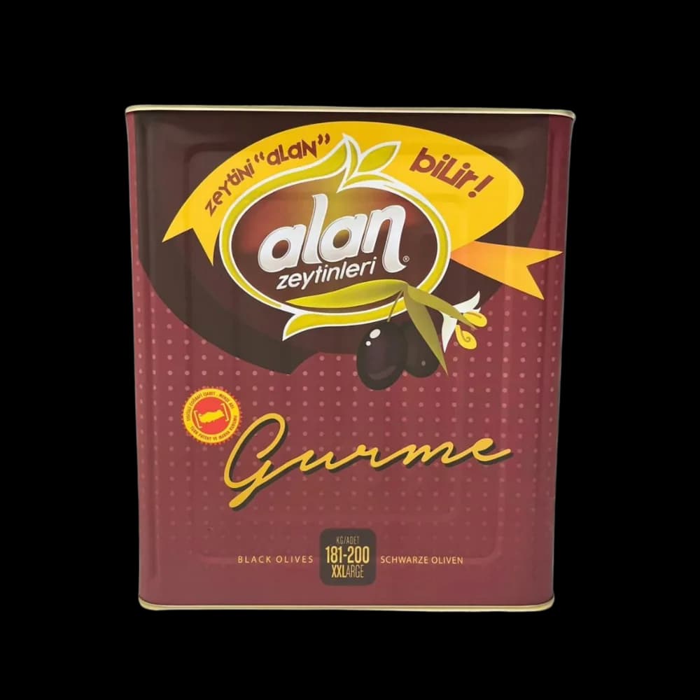 Alan Alan Siyah Zeytin Gurme (181-200 KLB) 10 kg