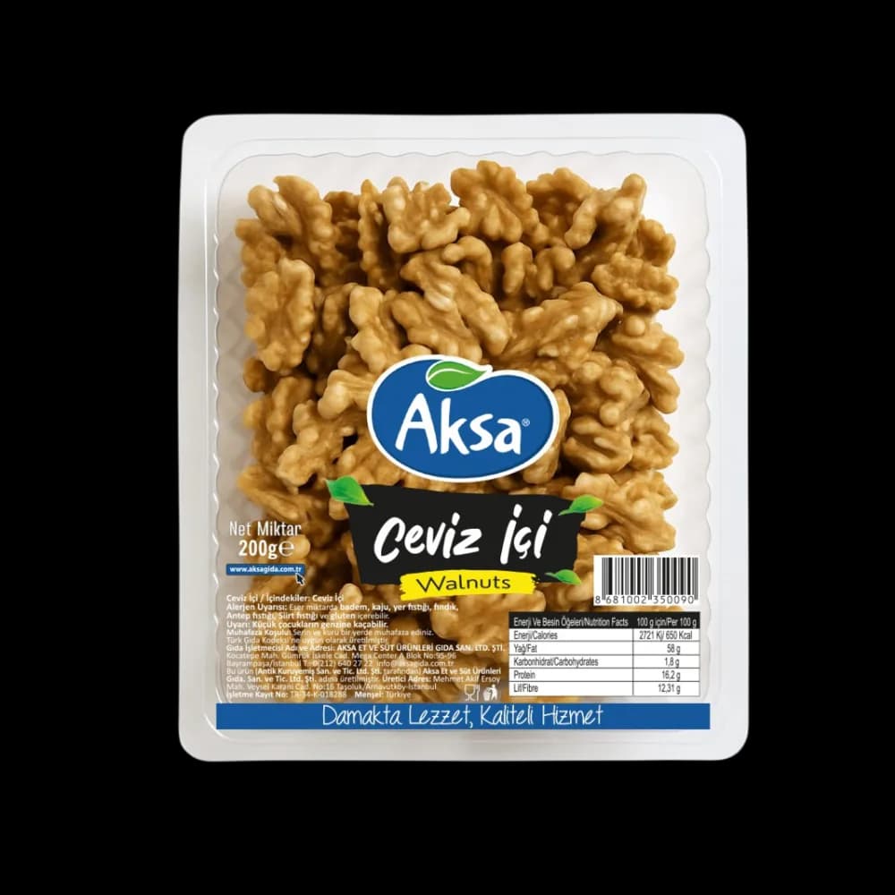 Aksa Aksa Ky. Ceviz İçi 200 gr
