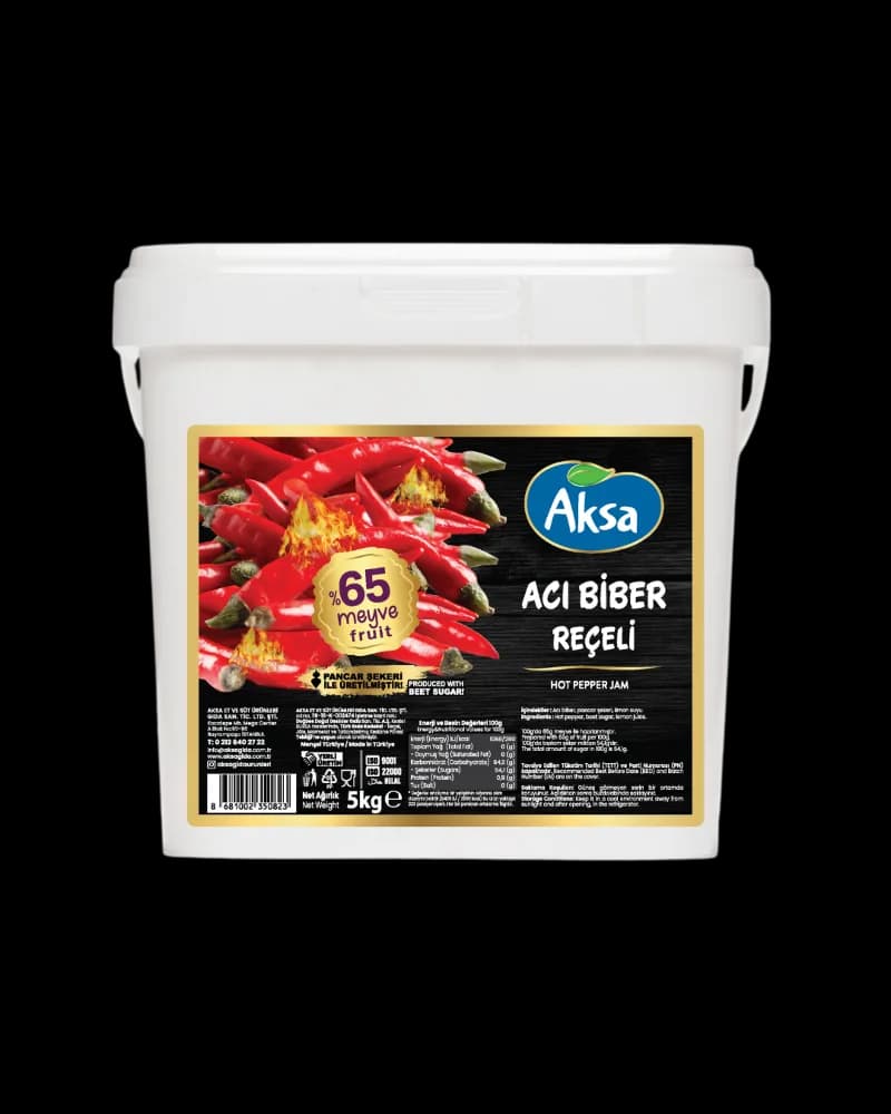 Aksa Aksa Reçel Acı Biber 5 kg