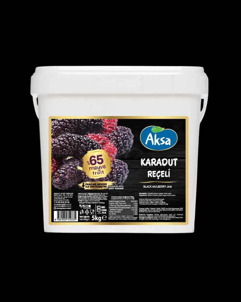 Aksa Aksa Reçel Karadut 5 kg