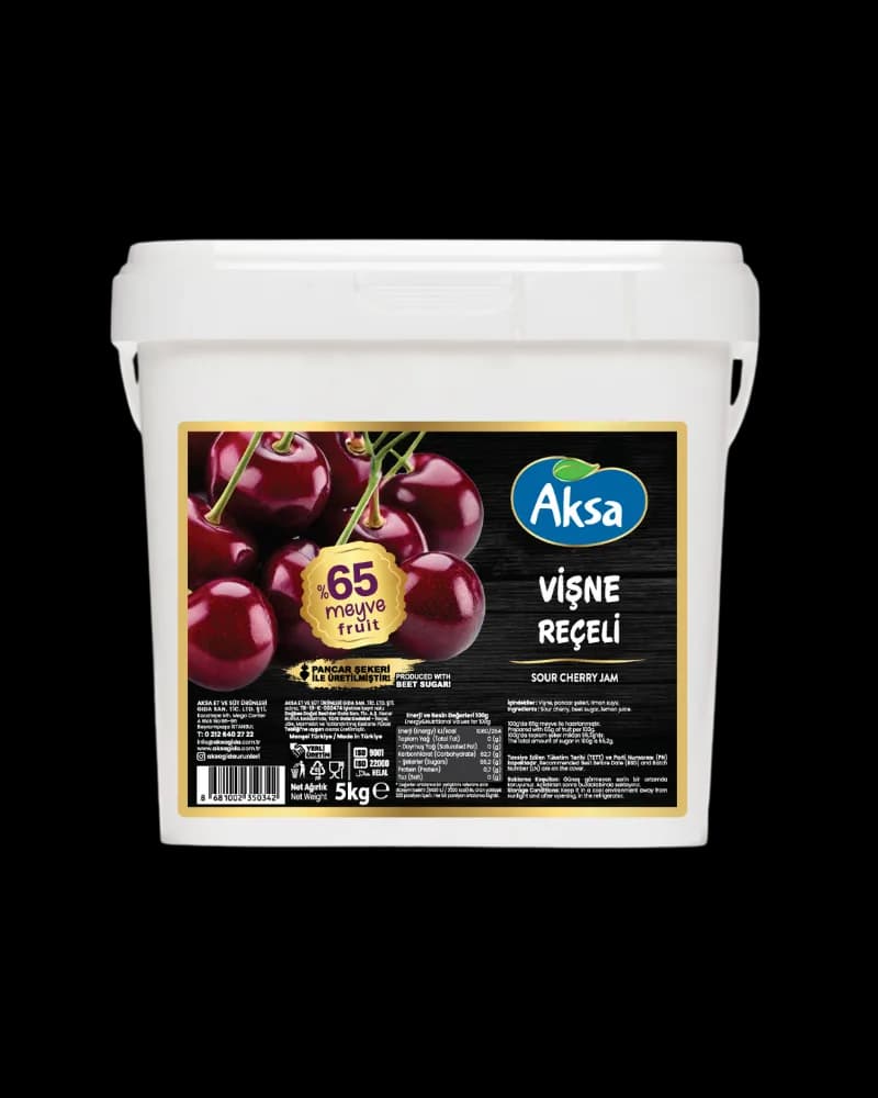Aksa Aksa Reçel Vişne 5 kg