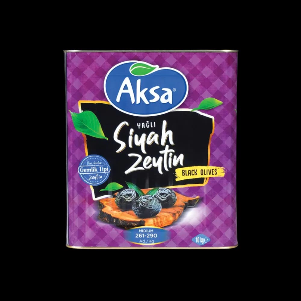 Aksa Aksa Siyah Zeytin 260-290 Bordo TNK 10 kg