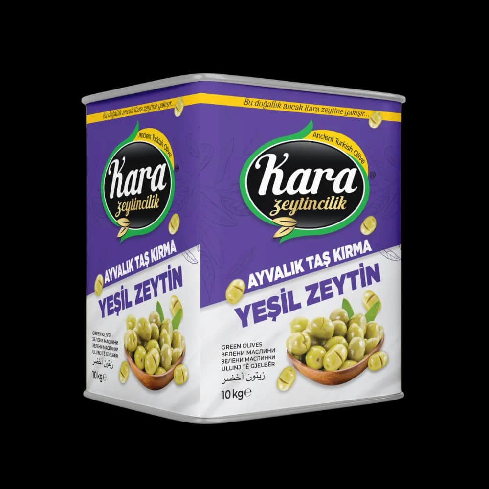 Kara Kara Yeşil Zeytin Ayvalık Taşkırma (291-350) 10 kg