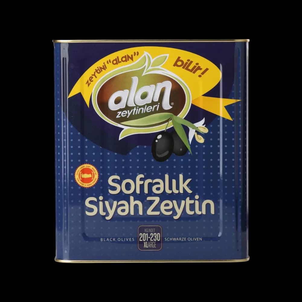 Alan Alan Siyah Zeytin Ö.Special (201-260 KLB) 10 kg