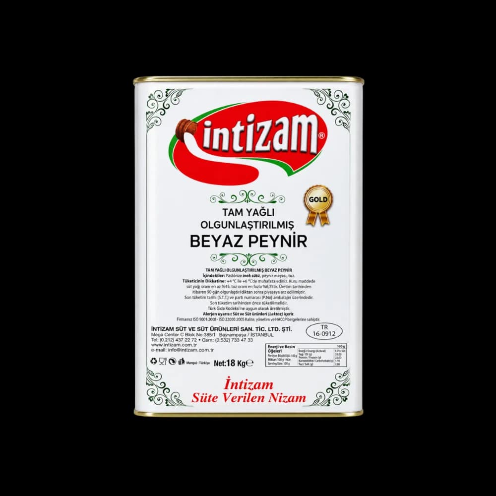İntizam İntizam Beyaz Peynir Gold 18 kg