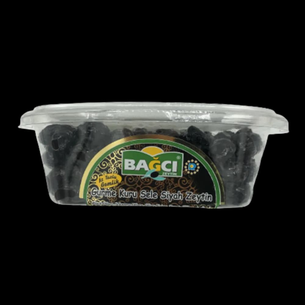 Bağcı Bağcı Siyah Zeytin Az Tuzlu Kuru Sele 400 gr