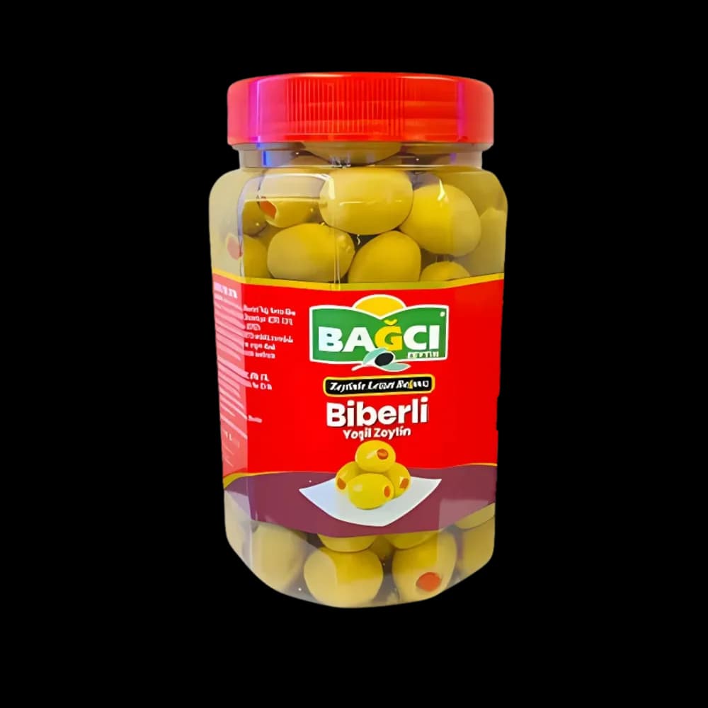 Bağcı Bağcı Yeşil Zeytin Biberli 700 gr