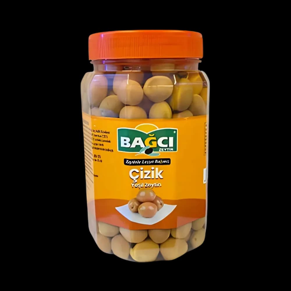 Bağcı Bağcı Yeşil Zeytin Çizik 700 gr