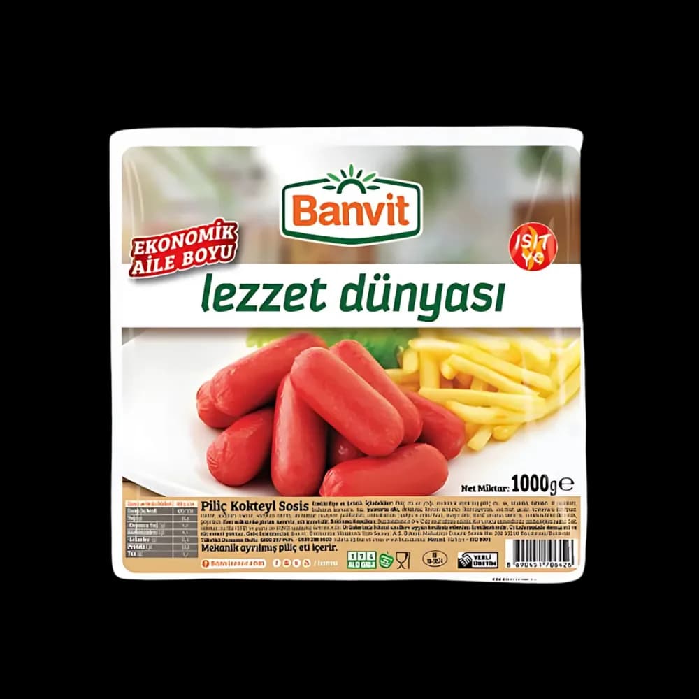 Banvit Banvit Sosis Piliç Körpe 1000 gr