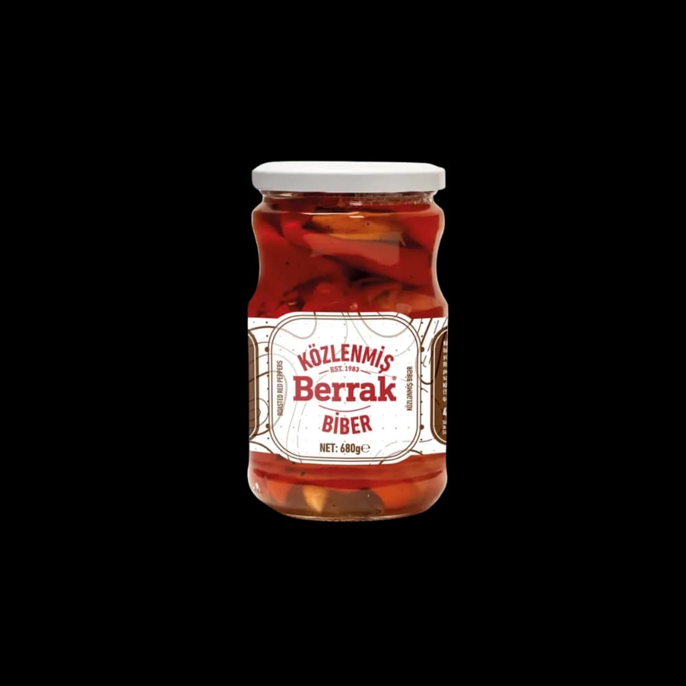 Berrak Berrak Közlenmiş Biber 680 ml