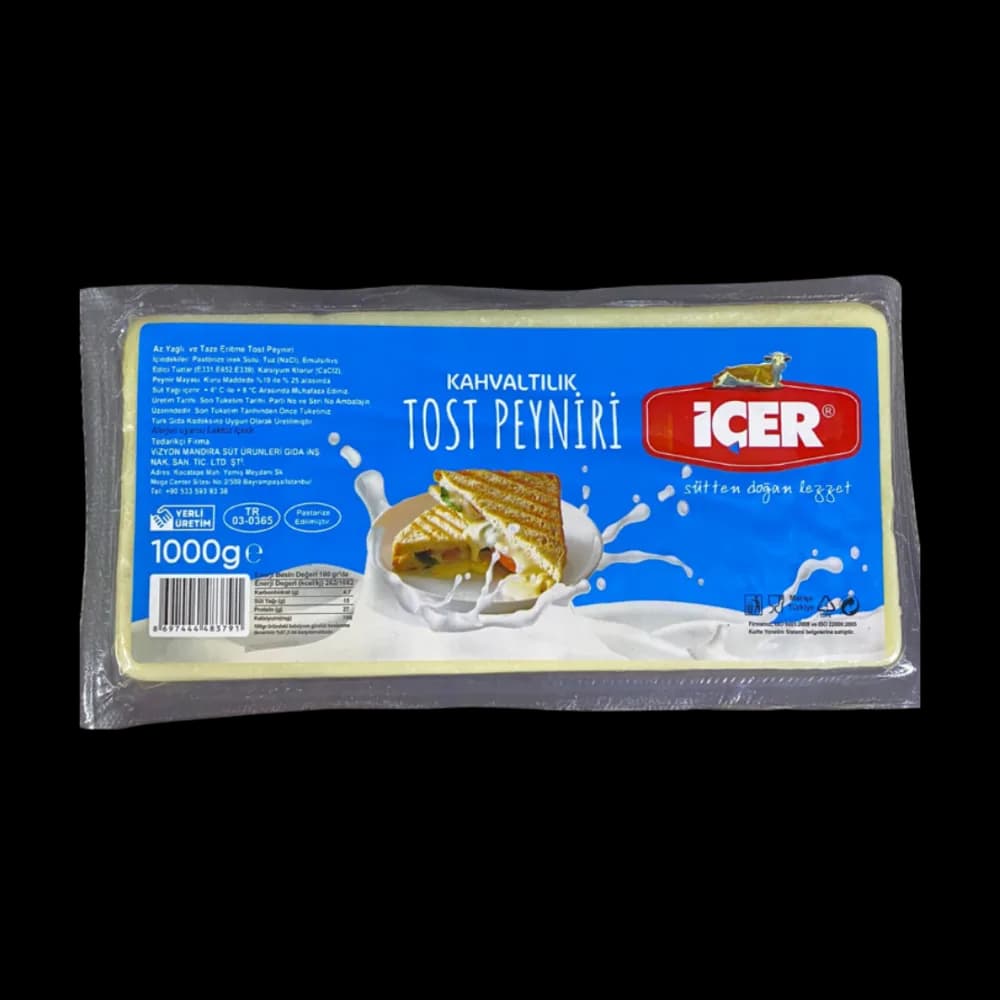 İçer İçer Tost Peyniri 1000 gr