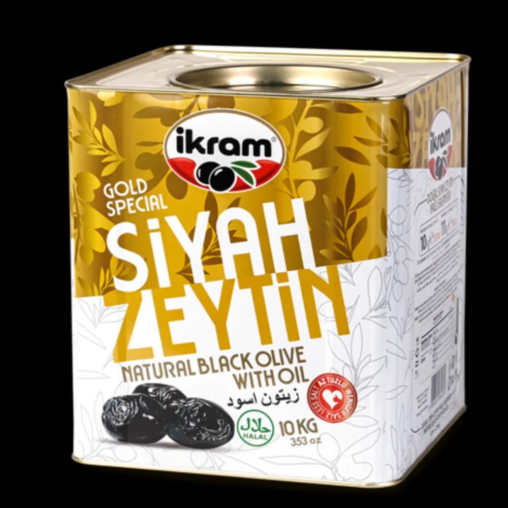 İkram İkram Siyah Zeytin (Sarı) Gold Special Sele 10 kg