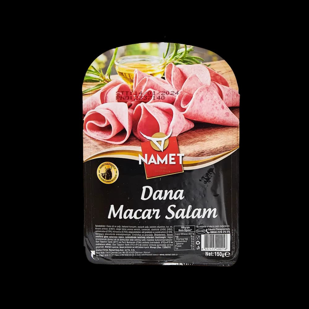 Namet Namet Salam Macar Dilimli 150 gr