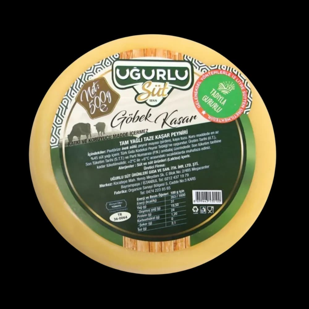 Uğurlu Uğurlu Kaşar Göbek 500 gr