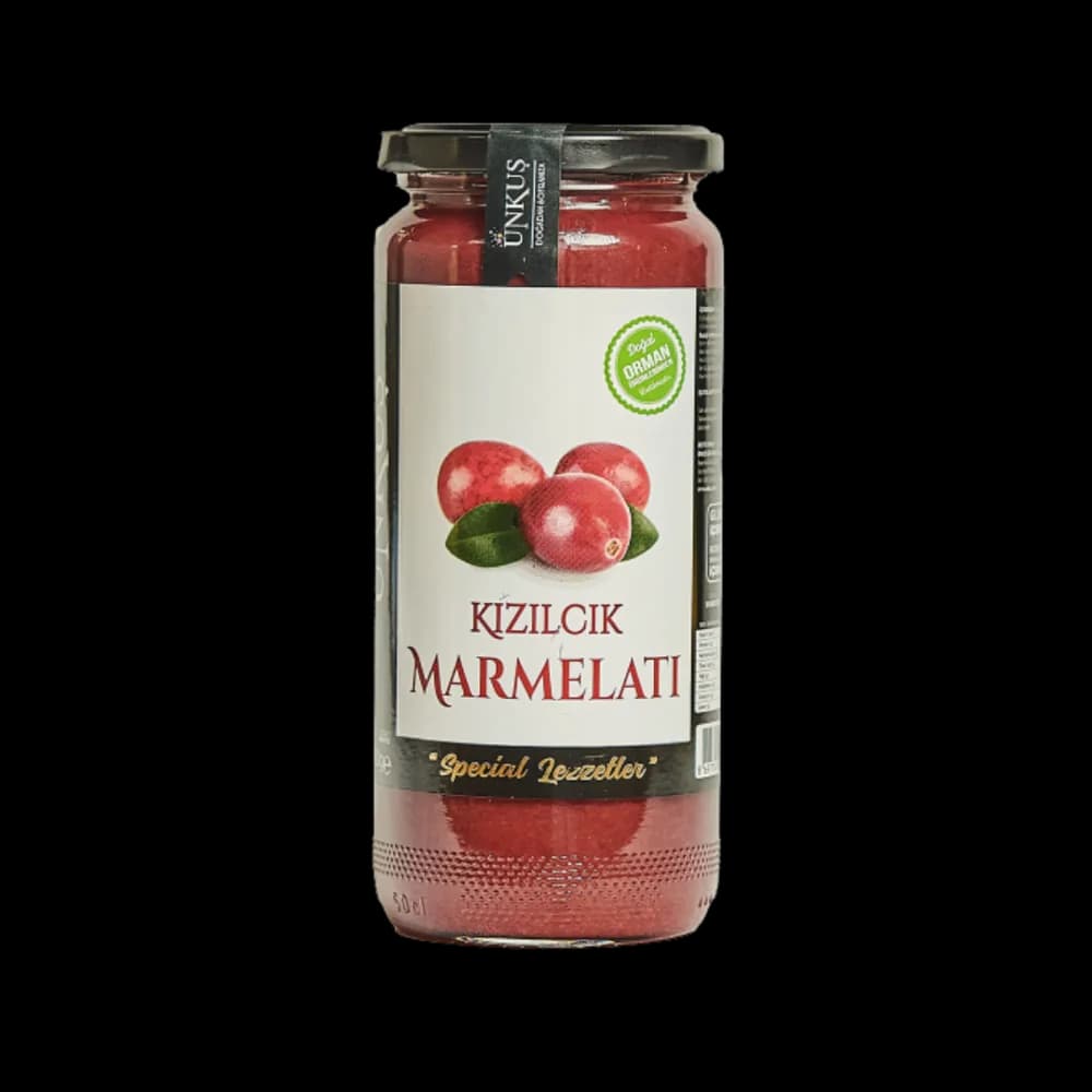 Ünkuş Ünkuş Marmelat Kızılcık 600 gr