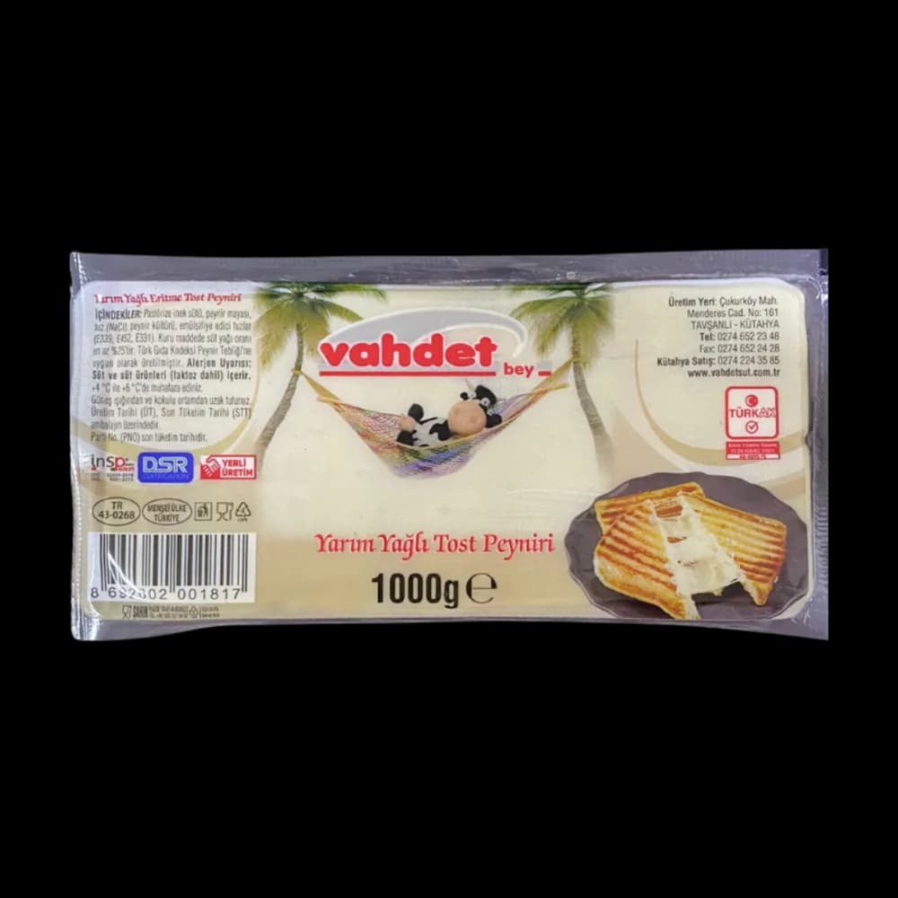 Vahdet Vahdet Tost Peyniri 1000 gr