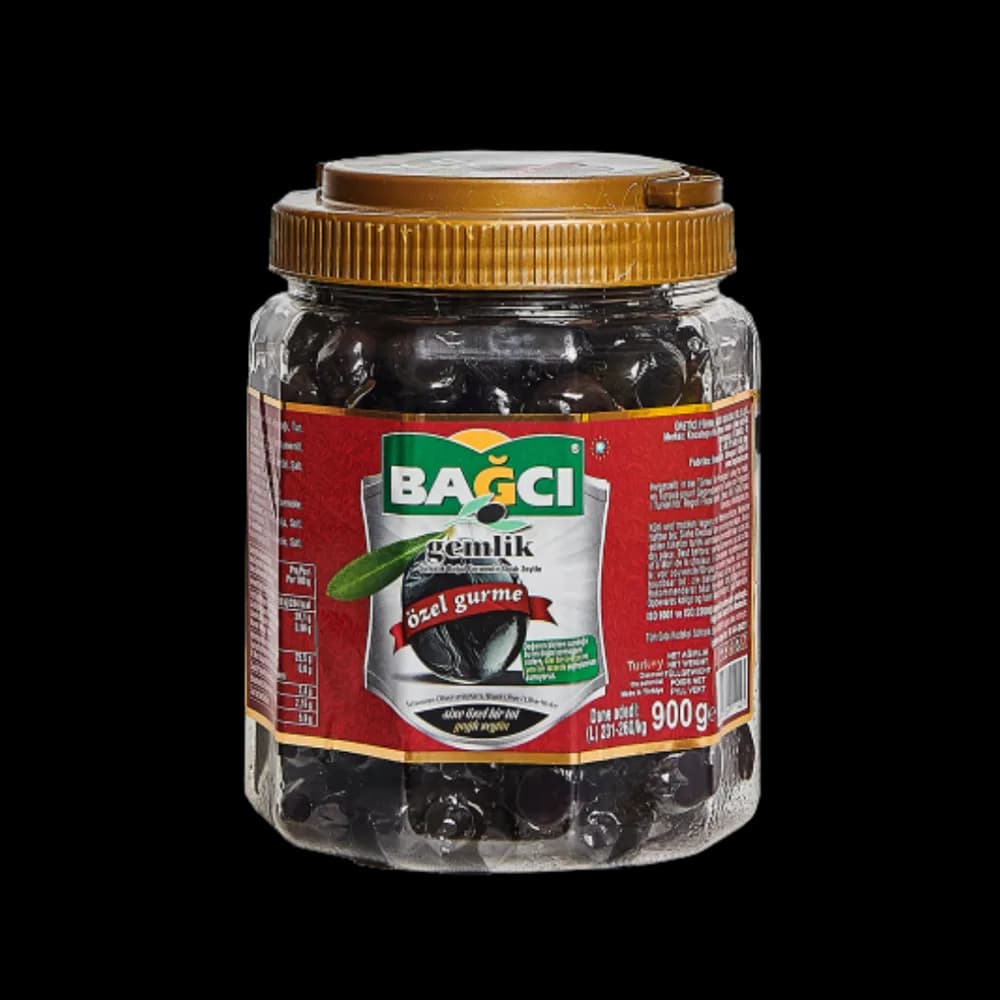 Bağcı Bağcı Siyah Zeytin Gurme 900 gr