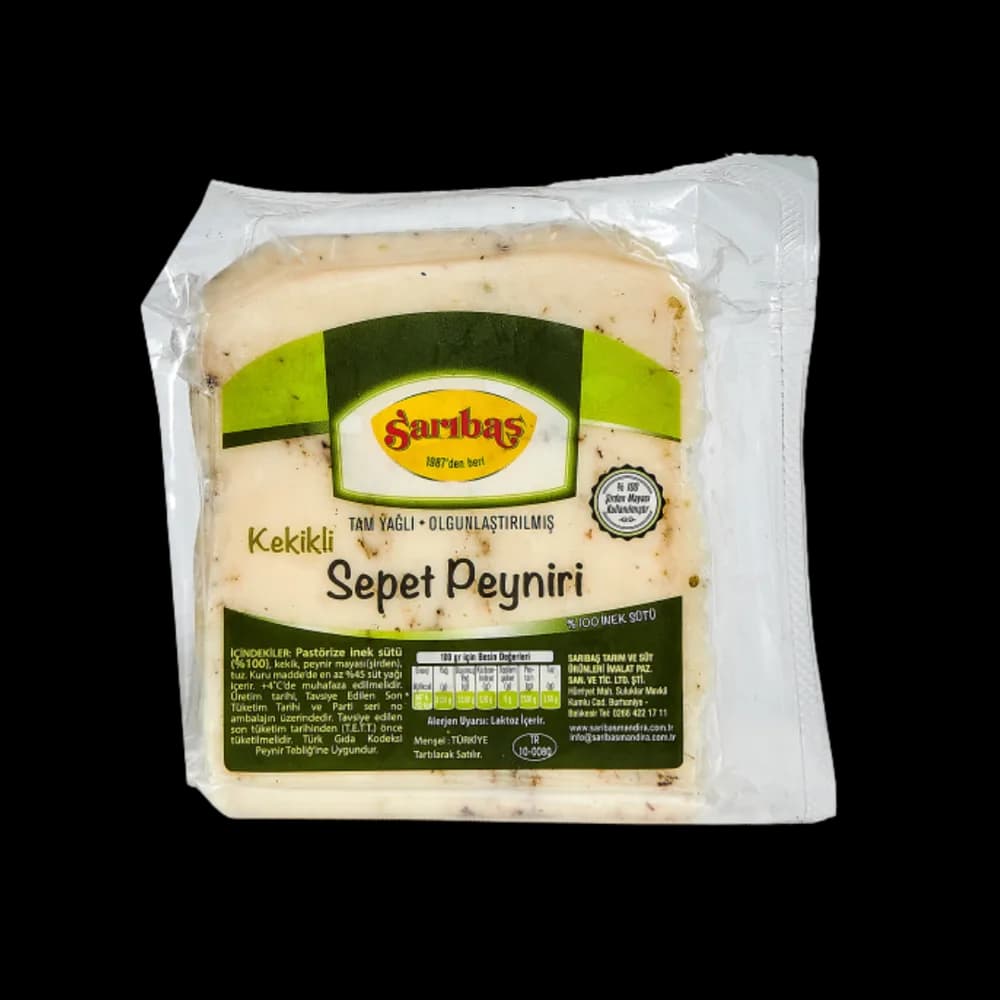 Sarıbaş Sarıbaş Sepet Kekikli Peyniri