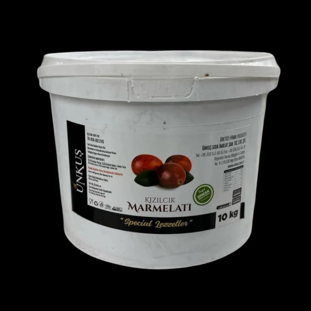 Ünkuş Ünkuş Marmelat Kızılcık Dökme 10 kg