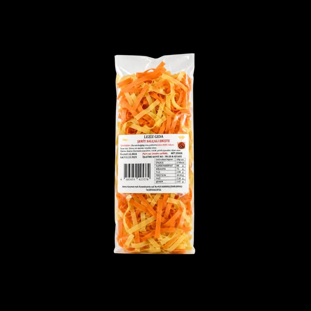 Leziz Saçaklı Salçalı Erişte 350 gr