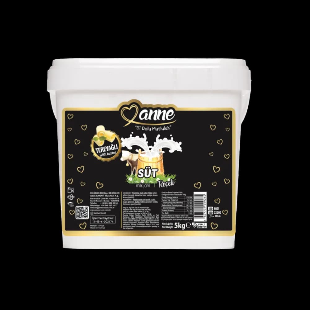 Doğbes Doğbes Anne Reçeli Süt 5 kg