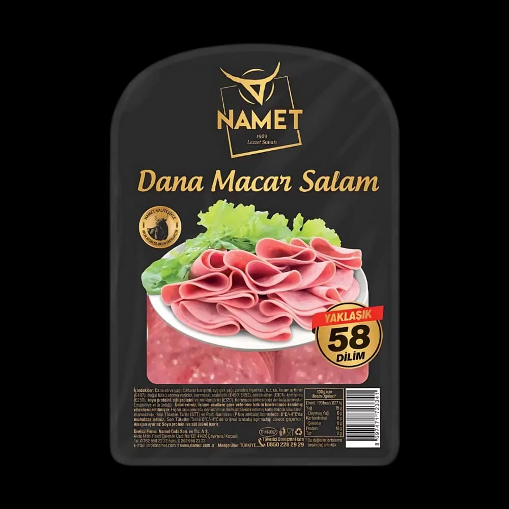 Namet Namet Salam Macar Dilimli 300 gr