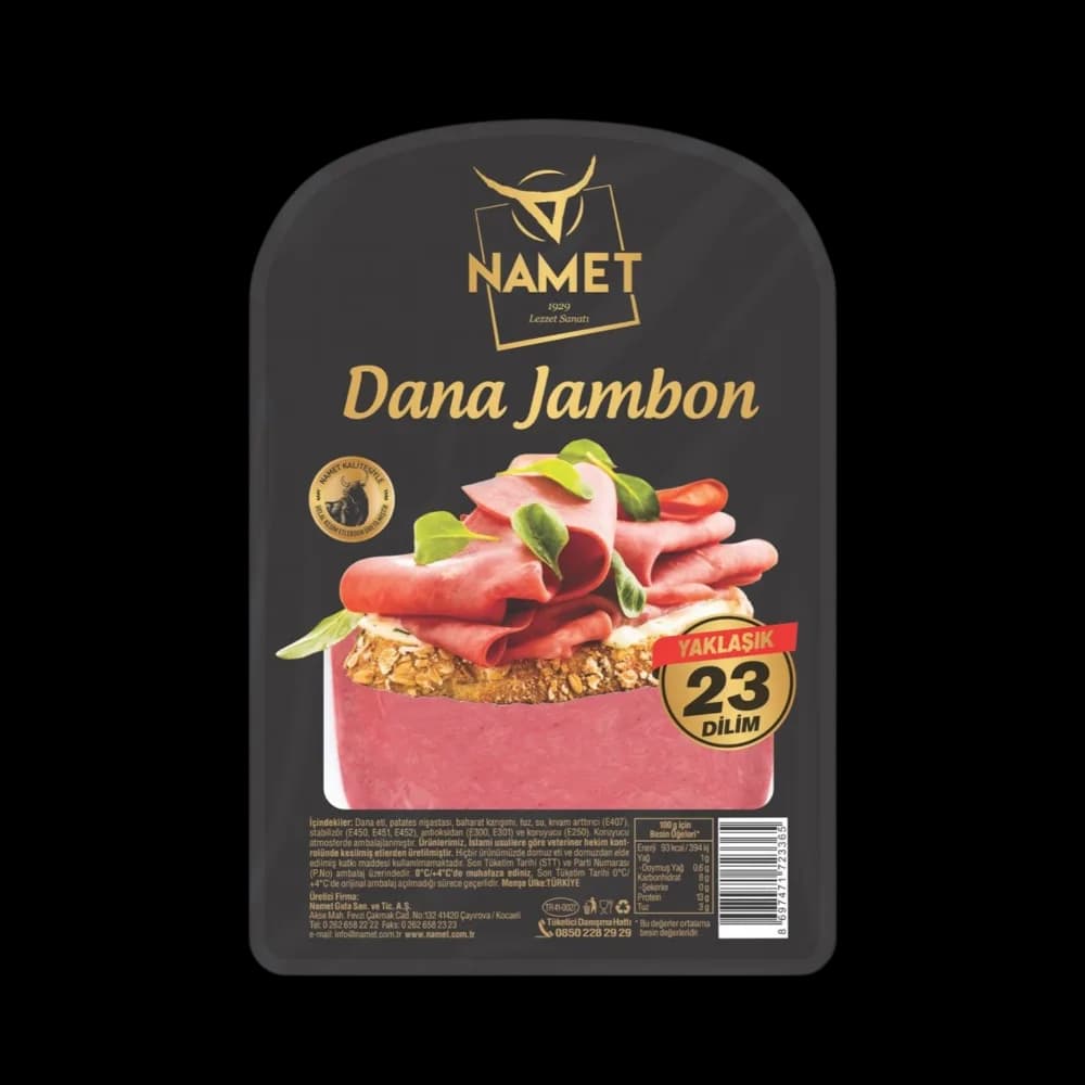 Namet Namet Jambon Dana Dilimli 300 gr
