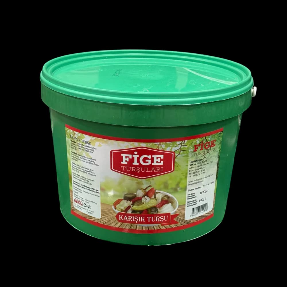 Fige Fige Turşu Karışık Kova 9 kg