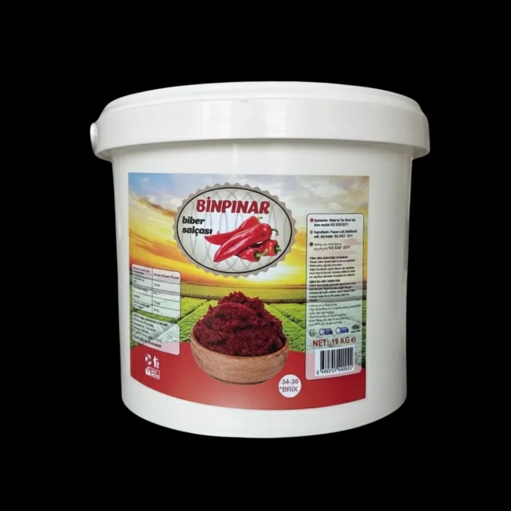 Binpınar Binpınar Biber Salçası Acı 19 kg