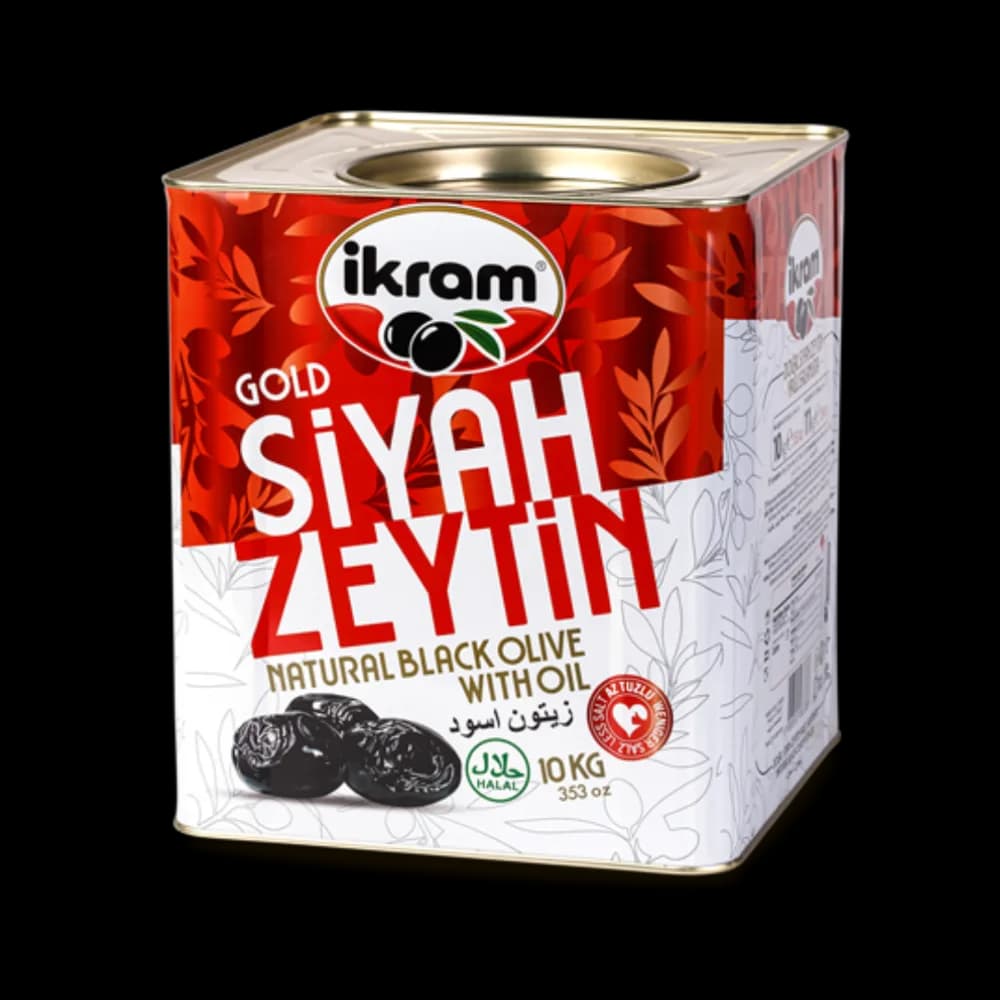 İkram İkram Siyah Zeytin (Kırmızı) Gold Sele 10 kg