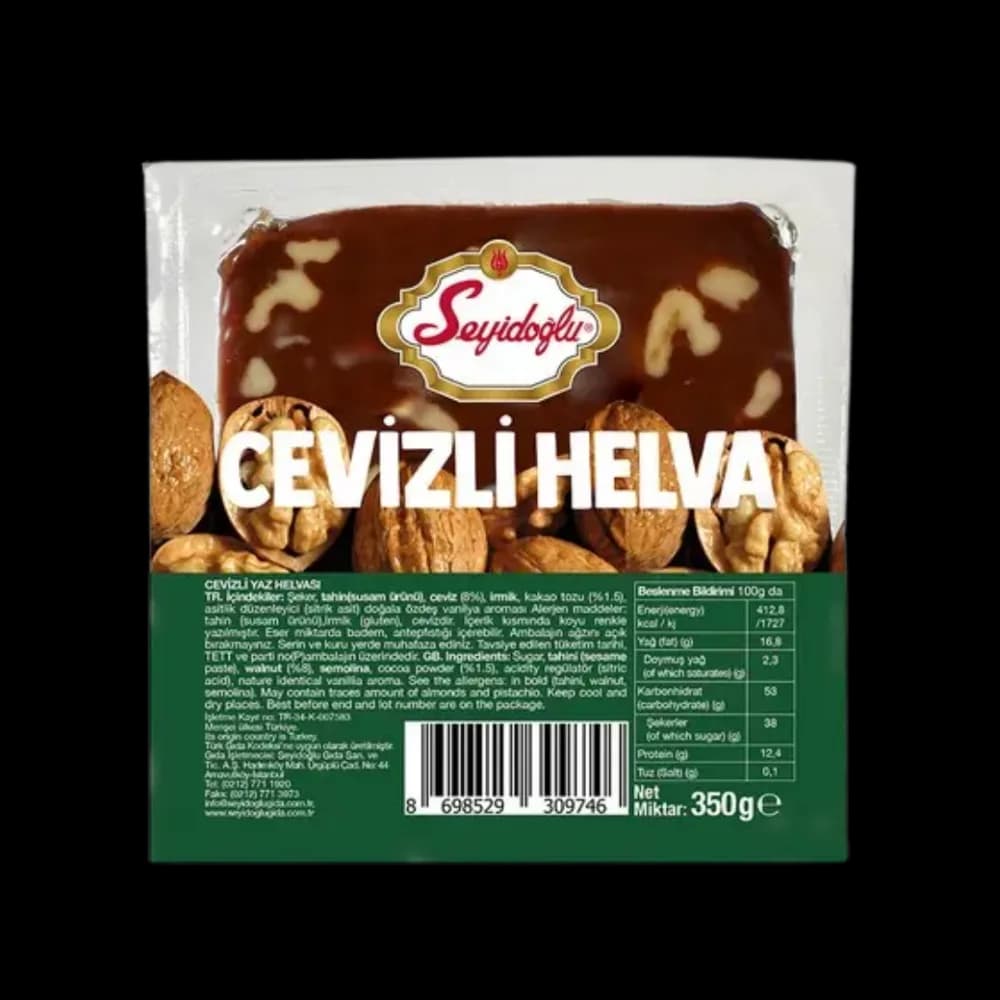 Seyidoğlu Seyidoğlu Helva Cevizli Vakumlu 350 gr