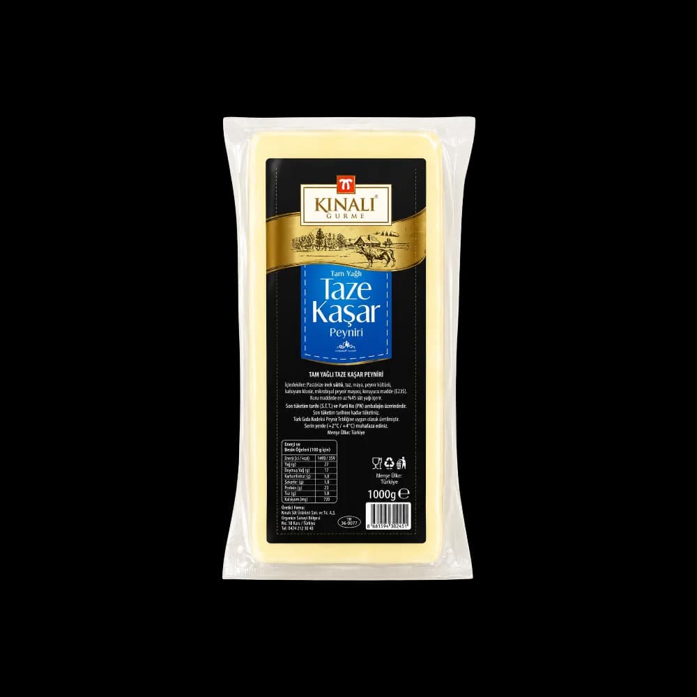 Kınalı Kınalı Taze Kaşar Peyniri 1000 gr