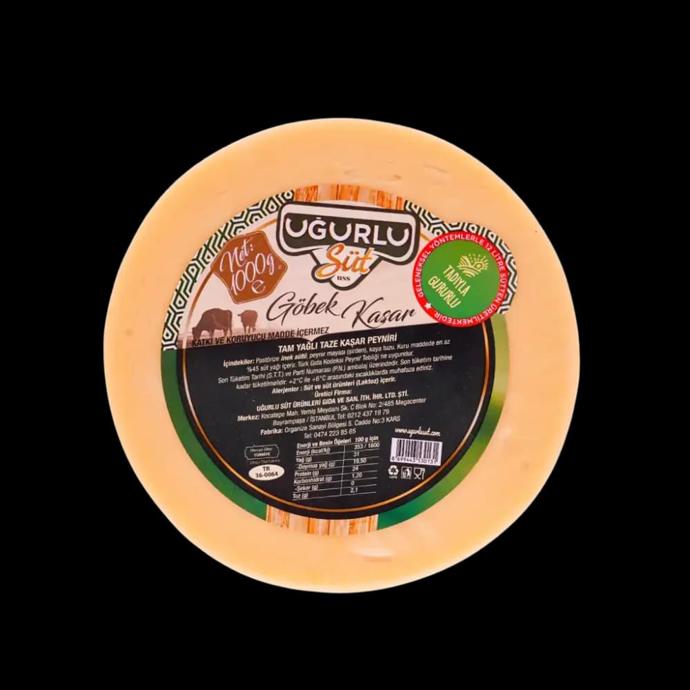 Uğurlu Uğurlu Göbek Kaşar 1000 gr