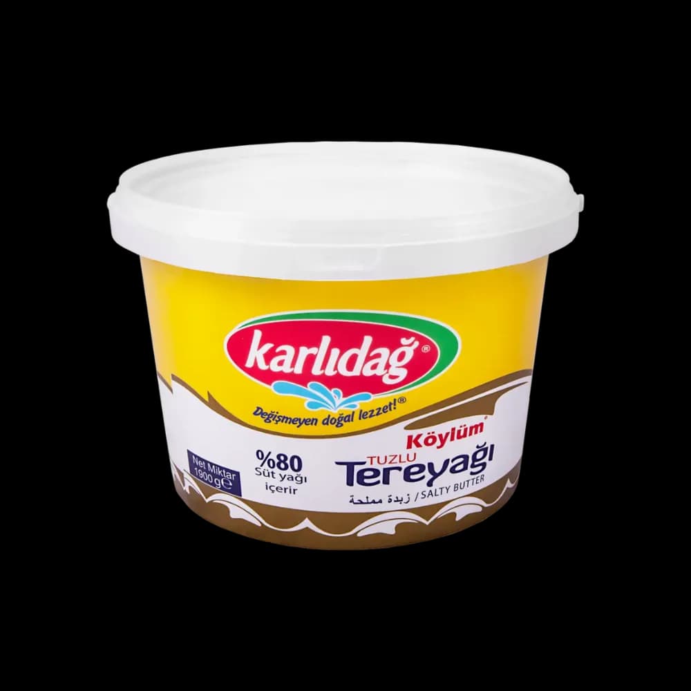 Karlıdağ Karlıdağ Tereyağı Köylüm Tuzlu 9 kg