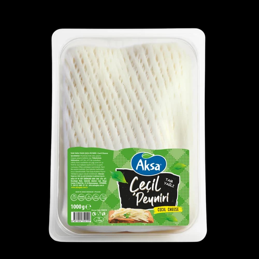 Aksa Aksa Çeçil Peynir (Eritme) 1000 gr