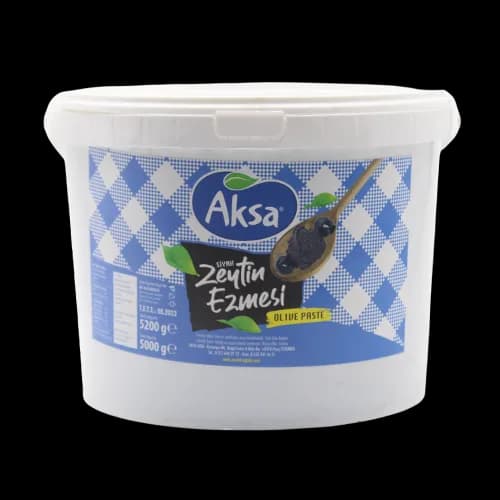 Aksa Aksa Siyah Zeytin Ezmesi Kova 5 kg