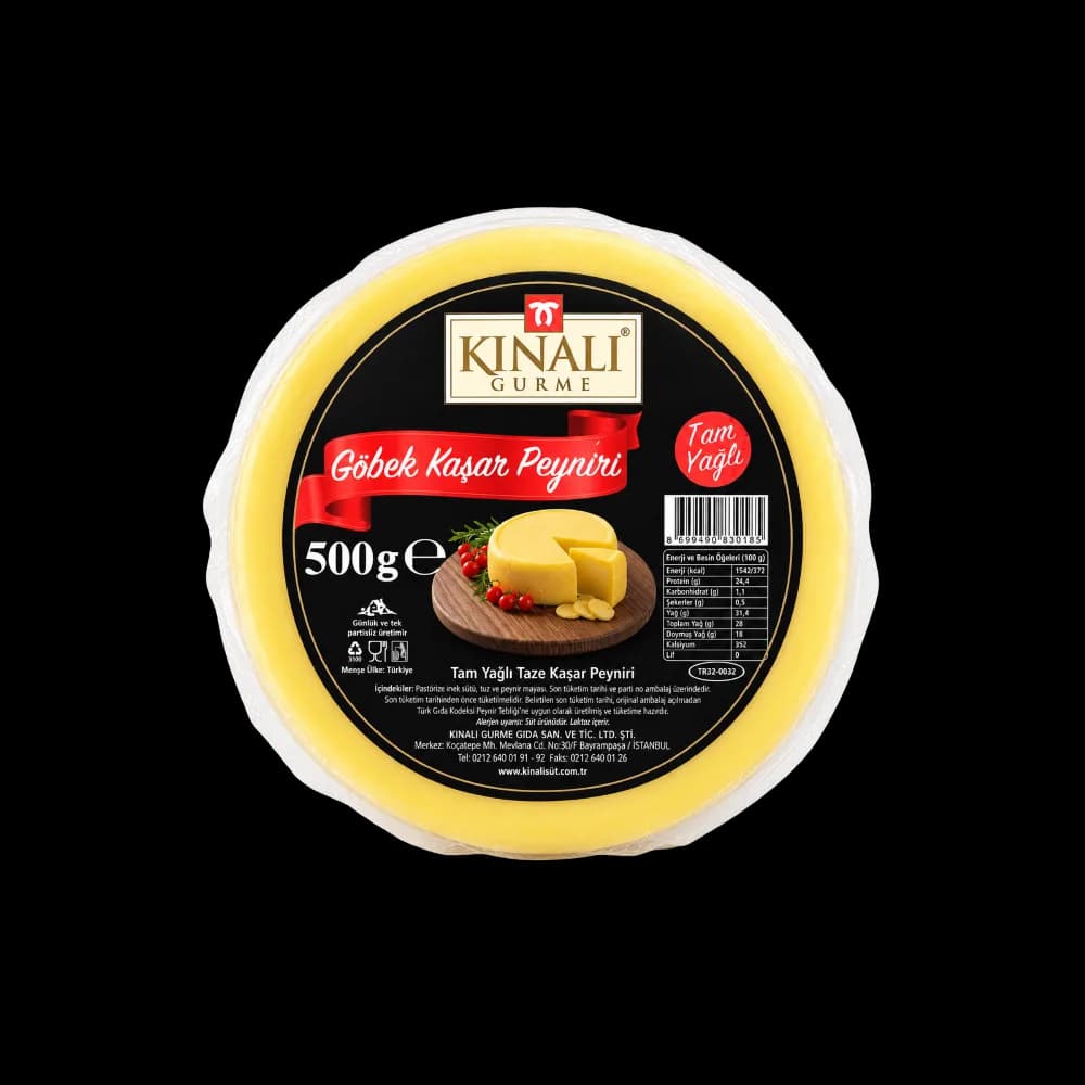 Kınalı Kınalı Göbek Kaşar Peyniri 500 gr