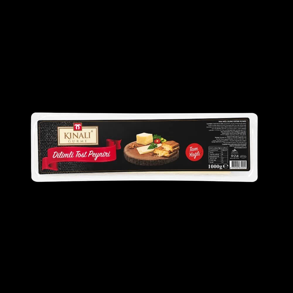 Kınalı Kınalı Dilimli Kaşar Peyniri 1000 gr