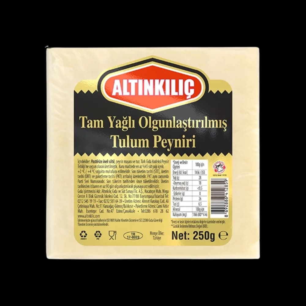 Altınkılıç Altınkılıç Tulum Peynir İzmir 250 gr