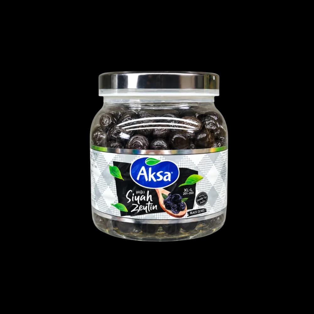 Aksa Aksa Siyah Zeytin 201-260 1000 gr