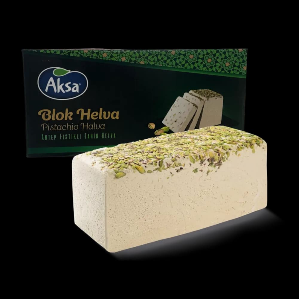 Aksa Aksa Helva Antep Fıstıklı Blok 5 kg