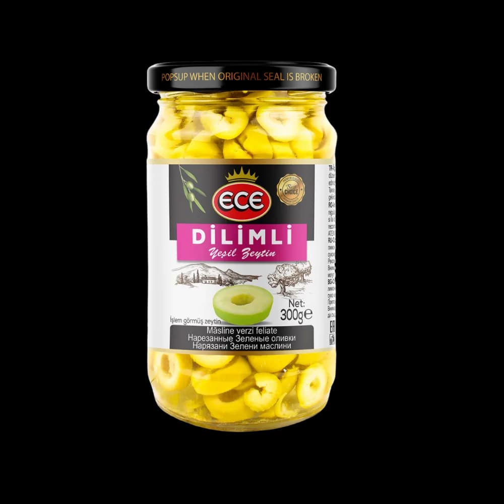 Ece Ece Yeşil Zeytin Dilimli 320 gr