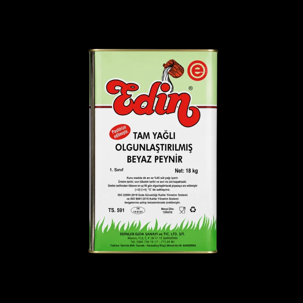 Edin Edin Beyaz Peynir Klasik İnek 18 kg