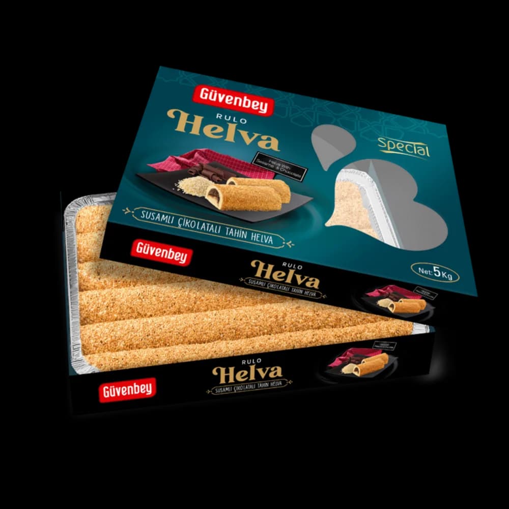 Güvenbey Güvenbey Helva Susamlı Rulo 5 kg
